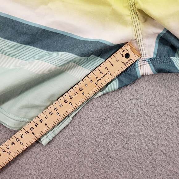 Billabong Shorts Mens 36 Green Multicolor Swim Draw String Logo Outdoors Pockets - Picture 11 of 14